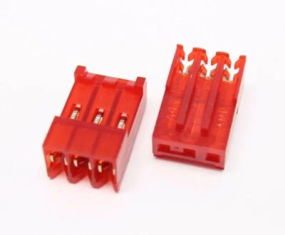 AMP 643819-3 MTA-156 Series, 3-Pos IDC 22AWG Receptacle Connector, New QTY-30 - Image 1 of 2