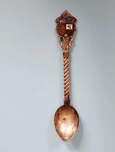 Rare Vintage Espana Silver Enameled Souvenir Spoon - Stamped - Picture 1 of 7