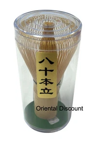 Japanese 80 Prong Matcha Tea Ceremony Bamboo Whisk Chasen Brush, Made in Japan - Picture 1 of 2
