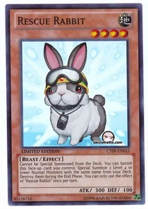 YUGIOH • CT09-EN015 Coniglio da Soccorso Rescue Rabbit • SUPER RARA - Picture 1 of 1