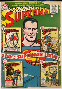 SUPERMAN #100 DC 1955 Anniversary Issue Reprints Superman #1 - Picture 1 of 2