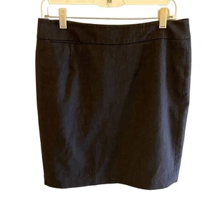 Calvin Klein dunkelgrau gerade kurz gefüttert professionell elegant Rock Gr 10 - Bild 1 von 6