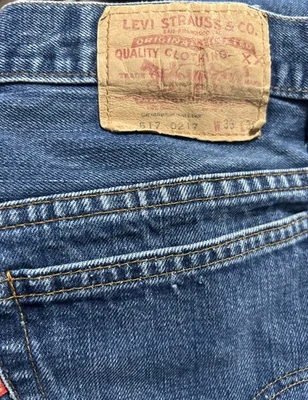 Men’s Red Tab Vintage Levi 517 Blue Jeans 33x30, 1970’s - Image 1 of 4