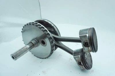 09 Harley Touring Electra Glide OEM Twin Cam Engine Crank Shaft Flywheel Pistons - Image 1 of 4