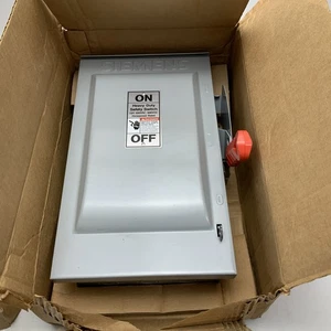 NEW SIEMENS HNF362R HEAVY DUTY SAFETY SWITCH 3P 60A 600V 600VDC - Picture 1 of 3