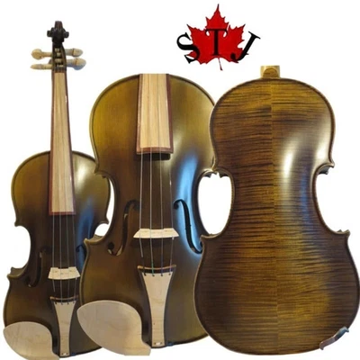 Strad style SONG Master 4/4 full size violin,powerful rich sound maple #14164 - Image 1 of 4