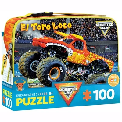Eurographics Monster Jam Puzzle & Lunch Box - El Toro Loco, 100-Piece Jigsaw, 5+ - Image 1 of 4