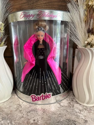 Holiday Barbie 12" Doll Special Edition Happy Holidays 1998 Mattel Christmas - Image 1 of 4