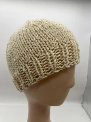 粗针织霜中性豆豆帽亚克力冬季波西米亚滑雪户外 X-小号 — 第 1/4 张图片