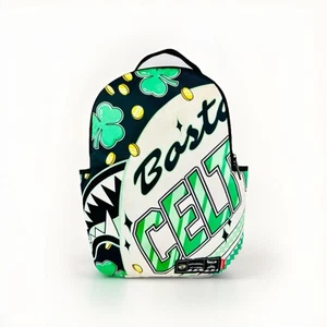 Mochila Sprayground Boston Celtics Lab Media Cancha NBA Bordada 2010 RARA - Imagen 1 de 11