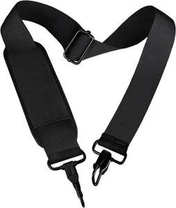 Universal Replacement Laptop Shoulder Strap, Durable 55" Adjustable Black - Picture 1 of 7