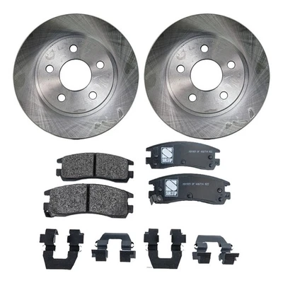 Brake Disc and Pad Kit For 2000-2005 Pontiac Bonneville Semi-Metallic Rear - Image 1 of 4