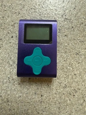 MP3 Player Eclipse Fit Clip 4GB Purple & Turquoise with Headphone Jack - Image 1 of 4