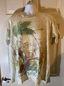 Vintage Liquid Blue 1991 Rainforest T. Single USA. XL All Over Print Baumwolle PG-13 - Bild 1 von 12