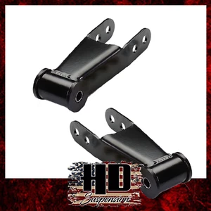 Silverado Sierra 2007-2018 1"-2" Drop Kit Adjustable Leveling Lowering Shackles - Picture 1 of 4