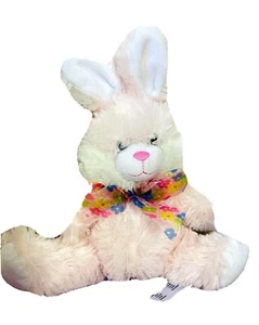 Animal Adventures Plush Bunny Rabbit Pink 11" Seated Easter Stuffed Animal Toy - Picture 1 of 7