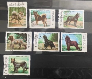 Laos 1986 Dogs Set Used 2FM325 - Picture 1 of 1
