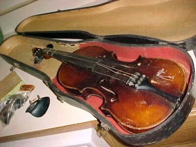 1920-е СИМФОНИЧЕСКАЯ СКРИПКА MERSON 3/4 — СЕРИЙНЫЙ НОМЕР 1764 — КОПИЯ STRADIVARIUS - Изображение 1 из 4