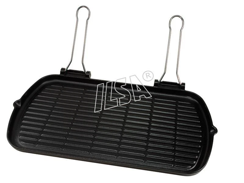 ILSA MAXI DIETELLA BISTECCHIERA PIASTRA RETT GHISA SMALTATA MAXIDIETELLA 27X50cm - Immagine 1 di 1