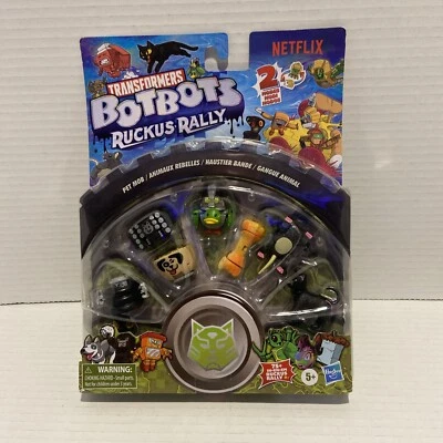 Transformers BotBots PET MOB Figure Pack Ruckus Rally Netflix - Image 1 of 2