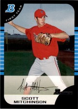 2004 BOWMAN SCOTT MITCHINSON PHILADELPHIA PHILLIES #296