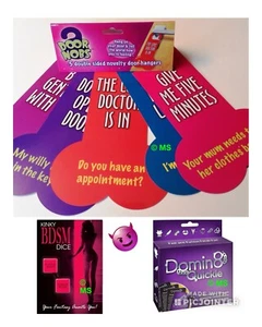 JUEGO DE MESA PARA ADULTOS BDSM DADOS JUGUETES SEXUALES PERILLAS PUERTA NOBS GALLINA CIERVO REGALO SEXUAL TRAVIESO - Imagen 1 de 5
