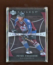 2005-06 Upper Deck Trilogy Frozen In Time #105 Peter Forsberg  434/599  *20419