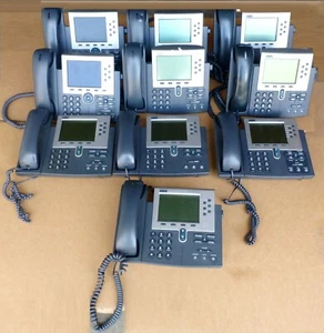 Teléfonos IP Cisco Unified usados modelos 7960;7962;7965 (se venden en lote de diez). - Imagen 1 de 3