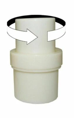 Adaptador de conector giratorio de manguera de piscina R201566 de 1-1/2" para cabezal de aspiradora manual de piscina Foto 1 de 3