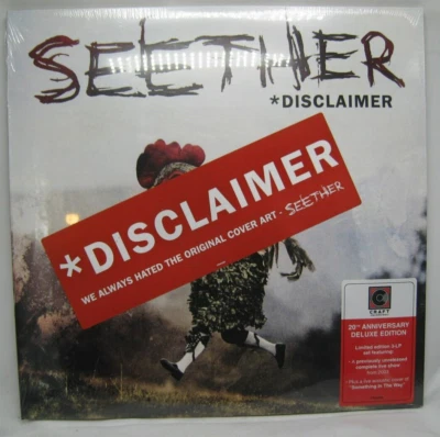 Seether Disclaimer Vinyl 3 LP Record 20th Anniversary Deluxe Edition NEW SEALED - Image 1 of 4