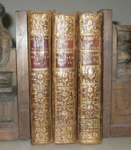 La Nouvelle Heloise (vols 1,2, 3 of 4) - J.J. Rousseau 1764 early ed 1st French