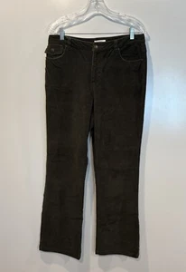 Dressbarn Green Corduroy Pants Women’s Size 10 (1057) - Picture 1 of 4