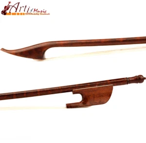 Master Baroque Style Antique Snakewood Cello Bow 3/4 Snakewood Frog Stiff Light - Bild 1 von 6
