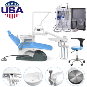 Dental Chair Unit Computer Controlled DC Motor/Portable Moblie Delivery Unit USA - Picture 1 of 26