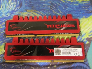 G.SKILL Ripjaws 8 GB Kit (2x4GB) PC3-12800 DDR3-1600 RAM (F3-12800CL9D-8GBRL) - Picture 1 of 2