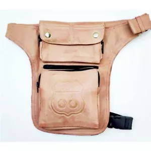 Bolsa pierna piel 100 % Route 66 Rosa hebilla metálica - Bild 1 von 2