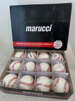 Marucci Youth Official League Game Baseball 12 Pack BNIB RRP $95 - image 1 of 4