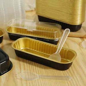 Baking Loaf Pans Tins Supplies Reusable Mini Cake Nonstick Foil Lid Spoon 150Pcs - Picture 1 of 10