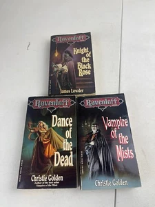 Lot of 3 Paperback Ravenloft Vampire of the Mist, Dance Of The Dead, Black Rose - Picture 1 of 5