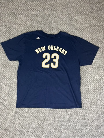 Adidas New Orleans Pelicans Anthony Davis #23 T-Shirt Size 2XL Cover