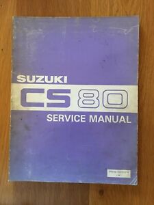 Suzuki CS80  Workshop service manual , See below     