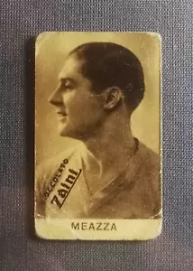 Figurina Giuseppe Meazza, cioccolato ZAINI 1930, calcio anteguerra - Foto 1 di 3
