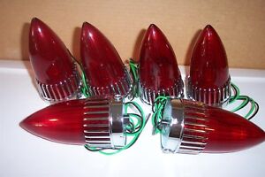 1959 Cadillac set of six reproduction tail lights, complete.