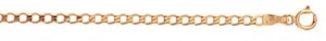 9ct Gold Curb Chain Length 24" 61cms 3mm Wide 4.3gms NEW - Picture 1 of 1