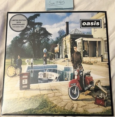 New Oasis Be Here Now  25th Anniversary Silver Double Vinyl LP Sealed Liam Noel - Image 1 of 2