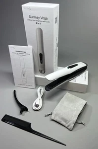 Plancha y rizador de pelo inalámbrica SUNMAY Voga mini varita rizadora de plancha plana - Imagen 1 de 23