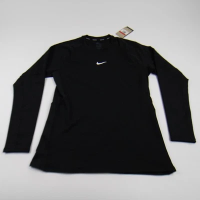Camisa masculina Nike Pro Dri-Fit manga longa preta nova com etiquetas - Imagem 1 de 4