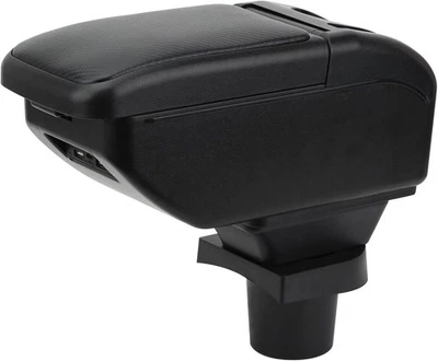 Armrest Box for Scion XD 2008-2016 Double Layer Storage USB Ports (Carbon Fiber) - Image 1 of 4