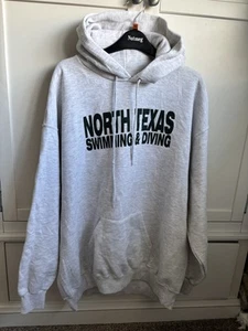 Mens heavyweight Lee north Texas swimming and diving hoodie - Picture 1 of 5