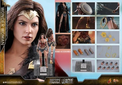 Hot Toys DC Justice League Movie Wonder Woman Collectible Figure - MMS451 - Image 1 of 3